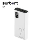 Surbort Large capacity rechargeable power bank, cell phone mobile power, fast charging rechargeable power bank, mobile power
