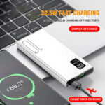 Surbort Large capacity rechargeable power bank, cell phone mobile power, fast charging rechargeable power bank, mobile power