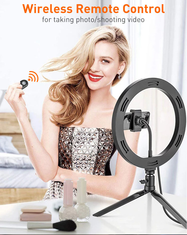 Fill light, desktop cell phone holder, cell phone holder fill light, live broadcast fill light, shooting fill light, selfie light, beauty fill light