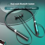 Surbort Neck-mounted Bluetooth headset, neck-mounted magnetic sports headset , wireless bluetooth headset, stereo bluetooth headset, plug-in wireless headset.