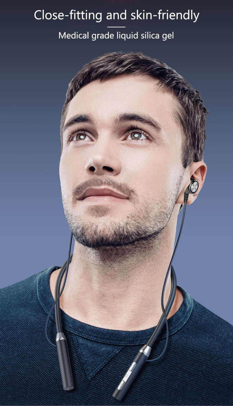 Neck-mounted Bluetooth headset, neck-mounted magnetic sports headset , wireless bluetooth headset, stereo bluetooth headset, plug-in wireless headset.