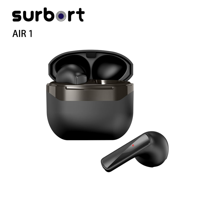 Surbort Noise canceling bluetooth headset, wireless bluetooth headset, in-ear stereo headset, mini sports headset, portable bluetooth headset