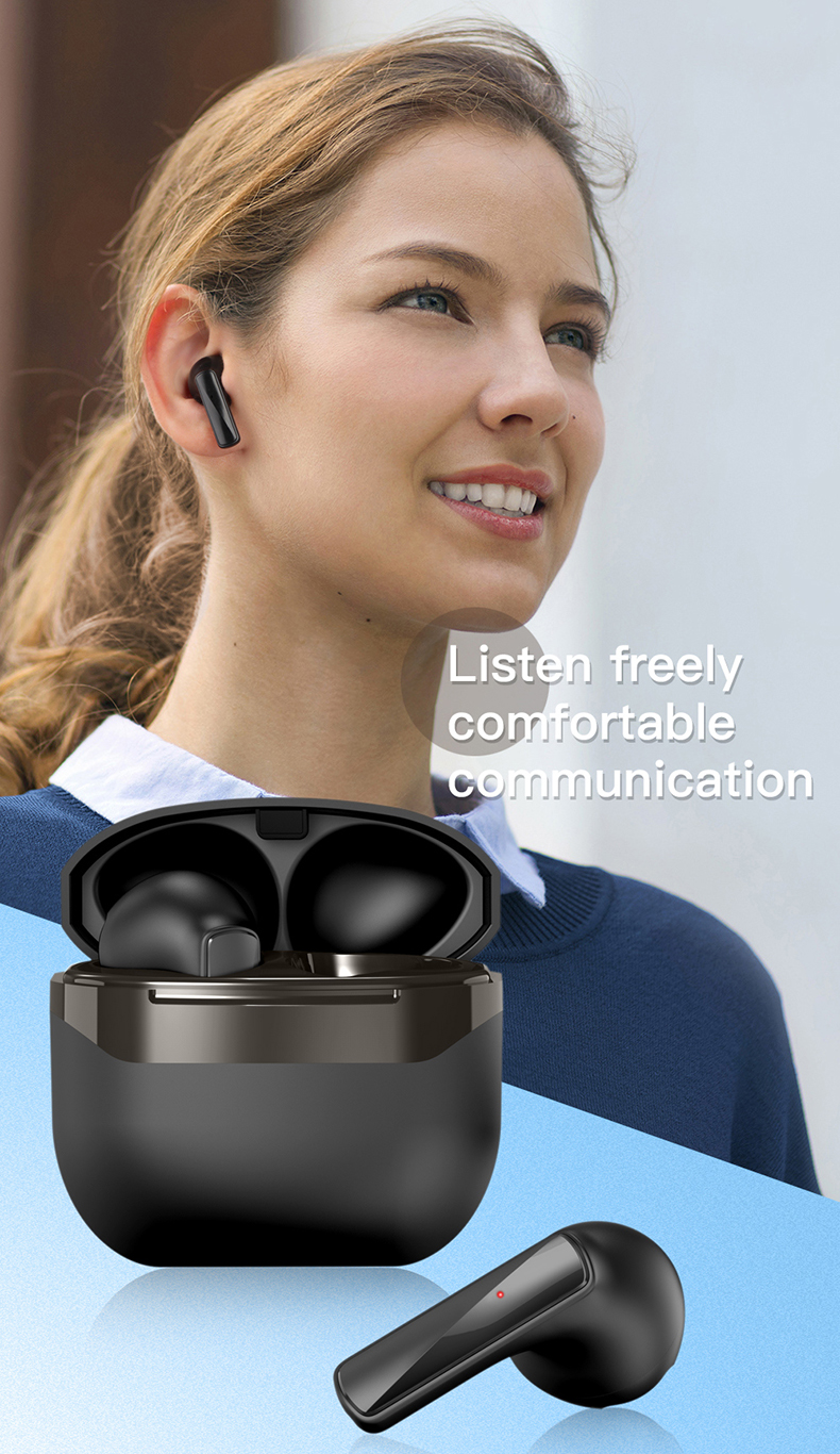 Noise canceling bluetooth headset, wireless bluetooth headset, in-ear stereo headset, mini sports headset, portable bluetooth headset