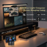 Surbort  Monitor Light Bar, Monitor Light, Computer Monitor Eye Protection Light, Adjustable Brightness/Color Temperature Remote Control