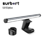 Surbort  Monitor Light Bar, Monitor Light, Computer Monitor Eye Protection Light, Adjustable Brightness/Color Temperature Remote Control