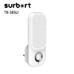 Surbort Smart wireless charging body sensor charging socket aisle corridor night bedroom bedside night light with flashlight