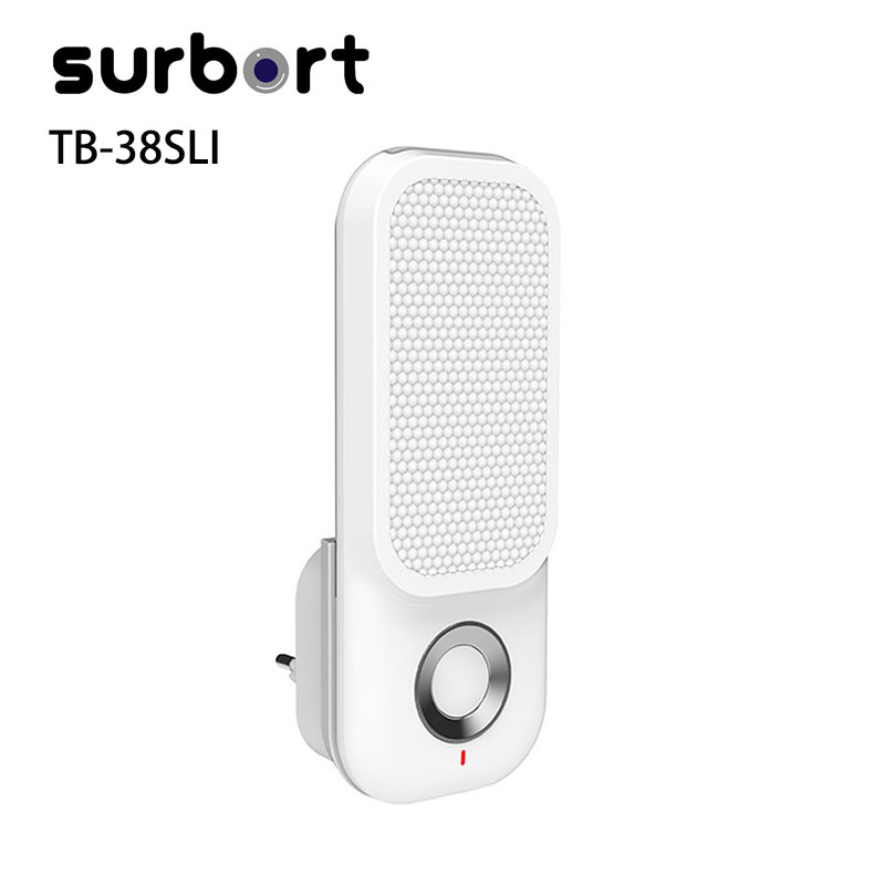 Surbort Smart wireless charging body sensor charging socket aisle corridor night bedroom bedside night light with flashlight
