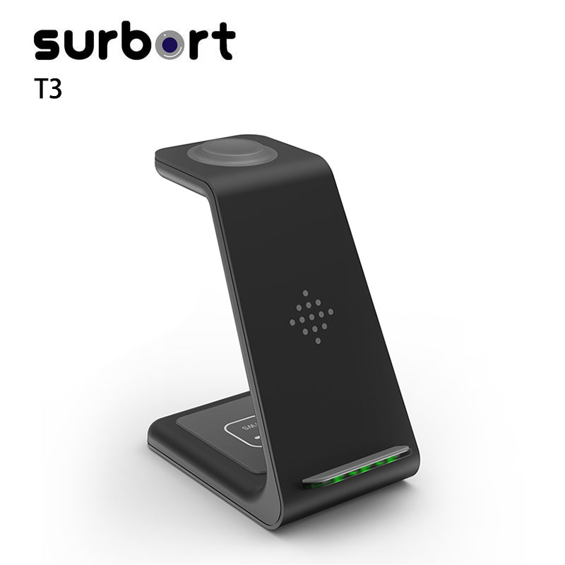 Surbort 3 in 1 wireless charger, wireless charger cell phone stand, wireless charger for cell phone, wireless charger for watches wireless charger wireless charger for headphones