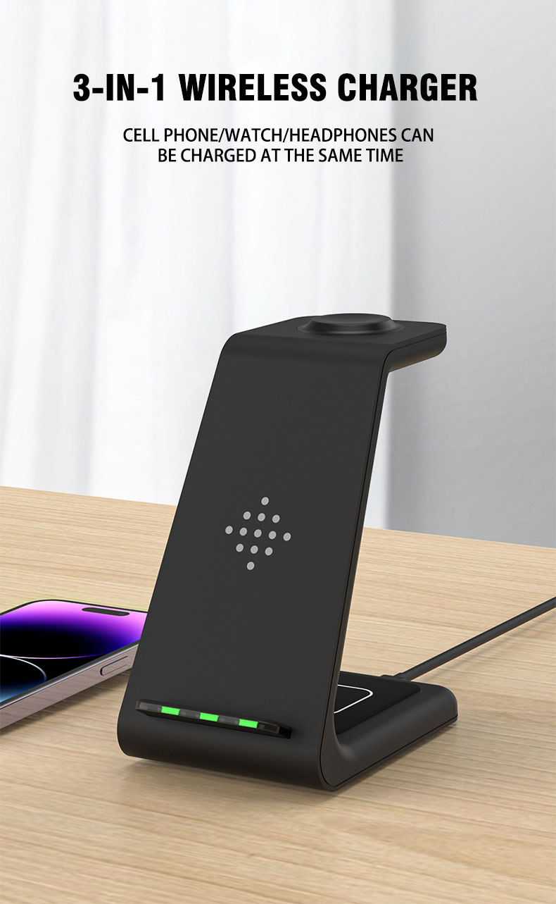 Surbort 3 in 1 wireless charger, wireless charger cell phone stand, wireless charger for cell phone, wireless charger for watches wireless charger wireless charger for headphones