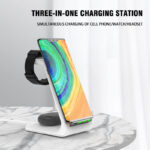 Surbort 3 in 1 wireless charger, wireless charger cell phone stand, wireless charger for cell phone, wireless charger for watches wireless charger wireless charger for headphones
