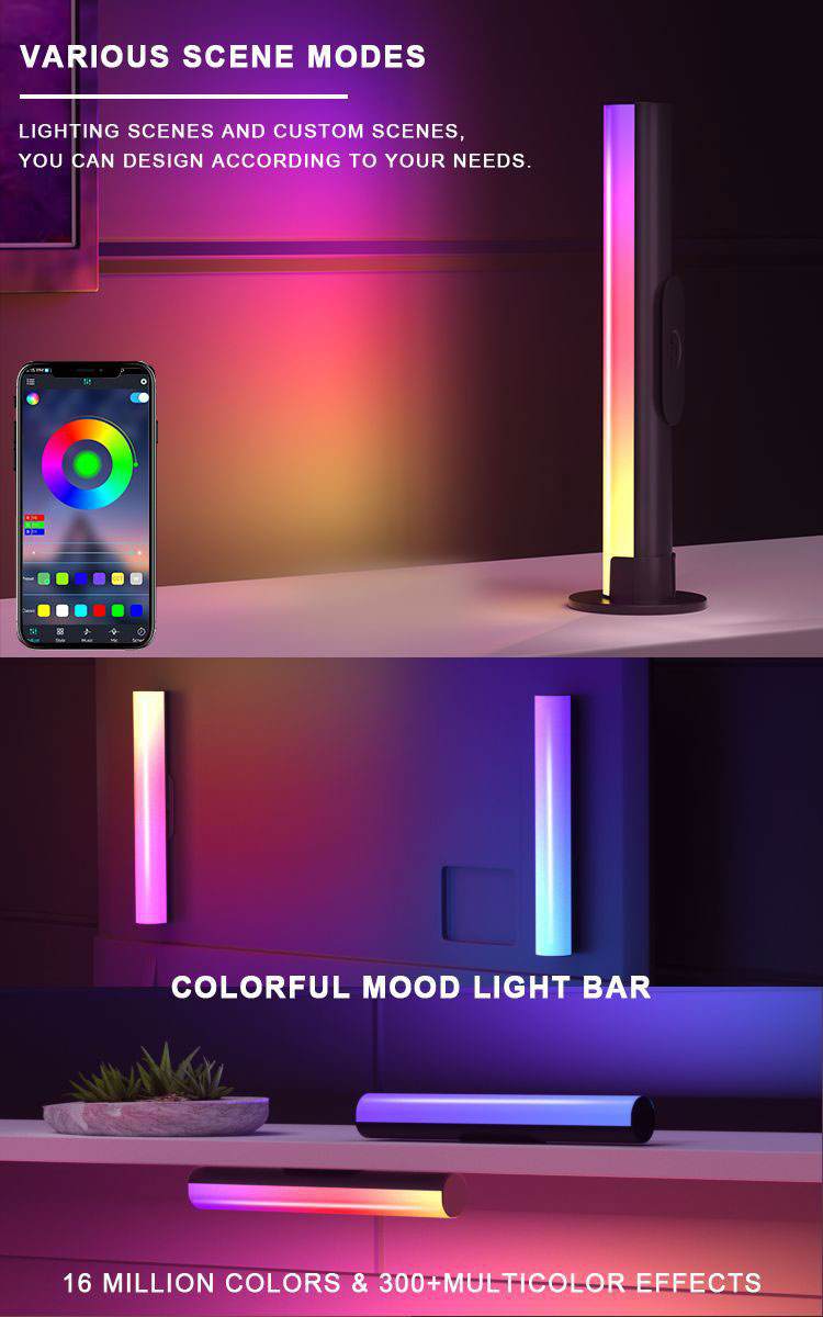 Surbort Bedroom Ambient Light, Gaming Light, Computer Pickup Ambient Light, Desktop Pickup Light, Music Ambient Light