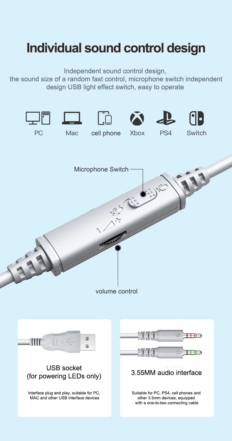 Surbort Headband Bluetooth Headset, Portable Bluetooth Headset, Noise Canceling Headset, Plug-In Headset with Microphone