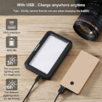 Surbort LED Fill light for Camera, video, photography with dual-color dimming, LCD display, ultra -thin portable