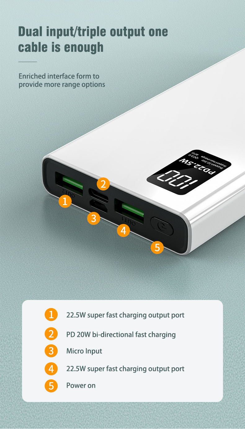 Surbort-Large-capacity-rechargeable-power-bank-cell-phone-mobile-power-fast-charging-rechargeable-power-bank-mobile-power