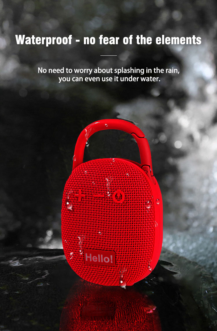 Surbort Portable Bluetooth Speaker, IPX6 Waterproof Bluetooth Speaker, Mini Bluetooth Speaker, Outdoor Bluetooth Speaker