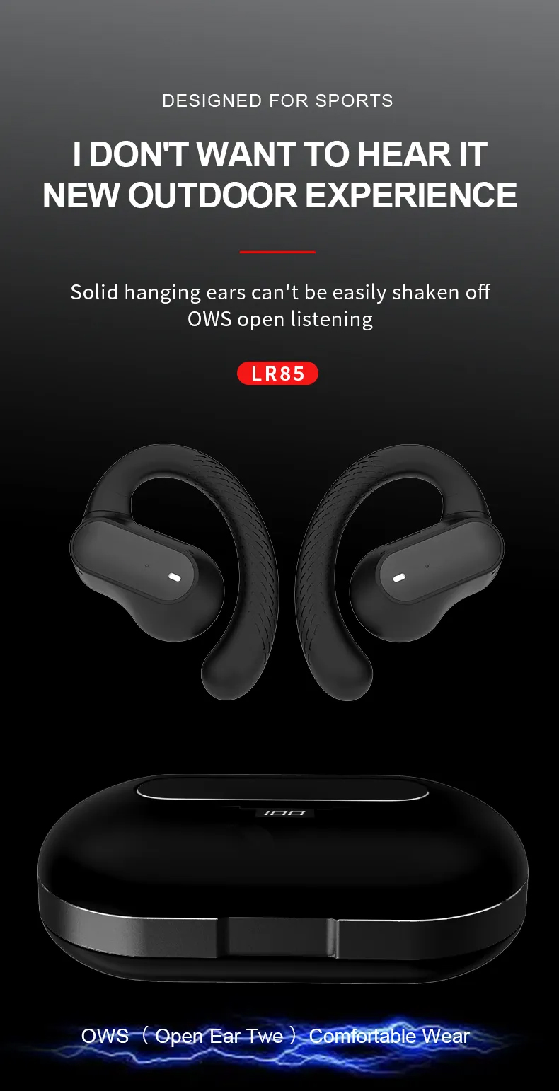 Surbort Wireless Bluetooth Headset, TWS Headset, Portable Bluetooth Headset, Noise Canceling Headset, OWS Sports Headset