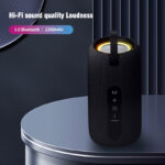 Surbort Wireless Bluetooth Speaker, Portable Bluetooth Speaker, Subwoofer, LED Dazzle Light Speaker