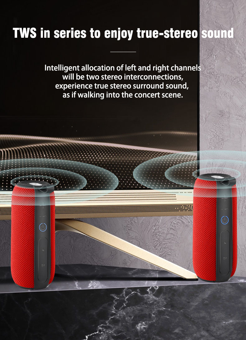 Surbort Wireless Bluetooth Speaker, Portable Bluetooth Speaker, Waterproof Bluetooth Speaker, Outdoor Bluetooth Speaker