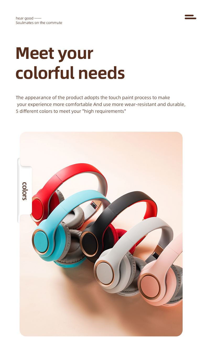 Surbort headband bluetooth headphones, gaming wireless sports headphones, noise canceling headphones, portable bluetooth headphones