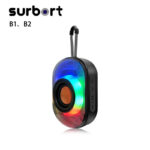 Surbort Wireless Bluetooth Speaker, RGB Lighted Speaker, Portable Bluetooth Speaker, Outdoor Bluetooth Speaker, Waterproof Speaker, Mini Speaker