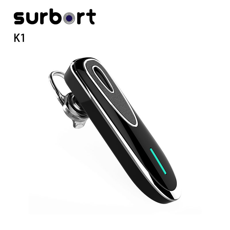 Surbort Wireless bluetooth headset, on-ear bluetooth headset, noise canceling headset, business bluetooth headset, portable bluetooth headset, stereo wireless headset
